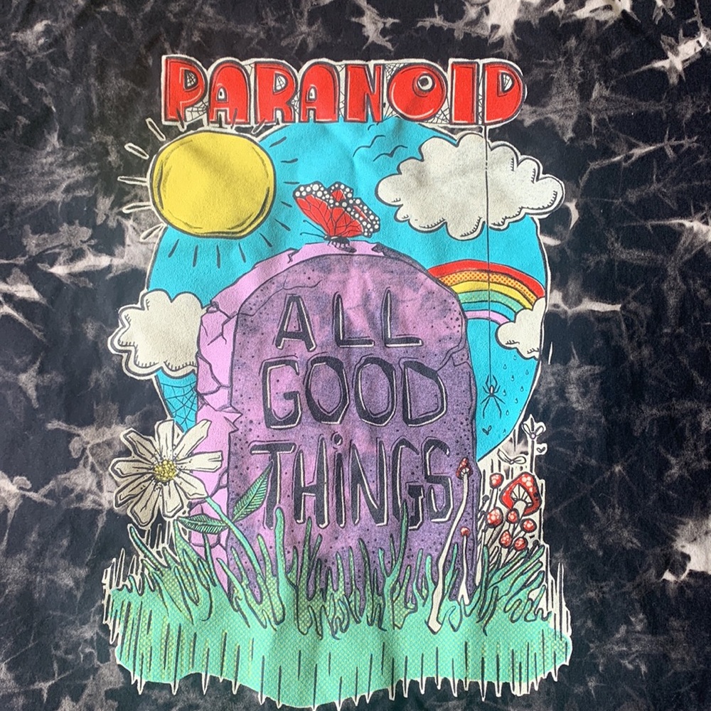 Paranoid Screen Print “All Good Things” Reverse T… - image 2